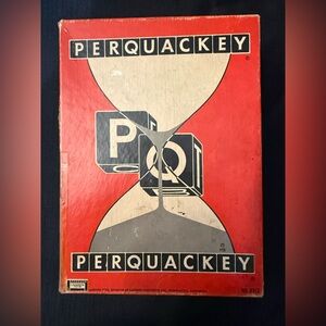 VTG Perquackey Word Game no.8313 Lakeside Toys 1956 Edition Complete